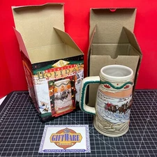 1996 Budweiser Holiday Stein Series - American Homestead