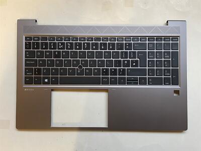 HP Zbook Firefly 15 G7 M07496-031 Englisch UK Tastatur Handauflage mit Aufkleber NEU