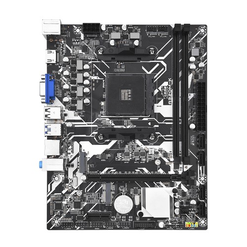 A320M-K Computer Motherboard AMD Socket AM4 CPU WIFI NVME Gigabit Network Card - Photo 12/14