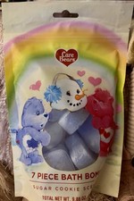 Care Bears 7 Piece Bath Bomb Set/New/Sugar Cookie Scent
