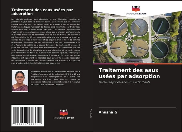 Anusha G | Traitement Des Eaux UséEs Par Adsorption | Taschenbuch | FranzöSisch-image