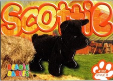 1999 Scottie the Scottish Terrier 129 Series 3 2nd Edition TY Beanie Baby TC