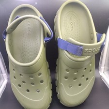 Crocs Offroad Sport Clogs Adult Army Green Adjustable - Men s Size 10