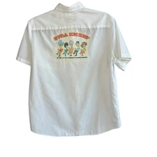 Vintage 70s 80s Western Line Dancing Funky Embellished Blouse by Fashion Seal