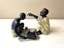 Vienna Style Bronze Arab Barber Scene Sculpture After Franz Bergman