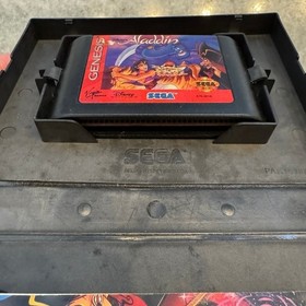 SEGA Genesis Disney's Aladdin Game Case Booklet Tested