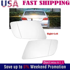 Fits For BMW E60 E61 E63 E64 525i 530i 535i Heated Left+Right Side Mirror US