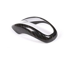 Carbon Fiber Gear Shift Knob Cover Trim Fit For Alfa Romeo Giulia Stelvio 17-20