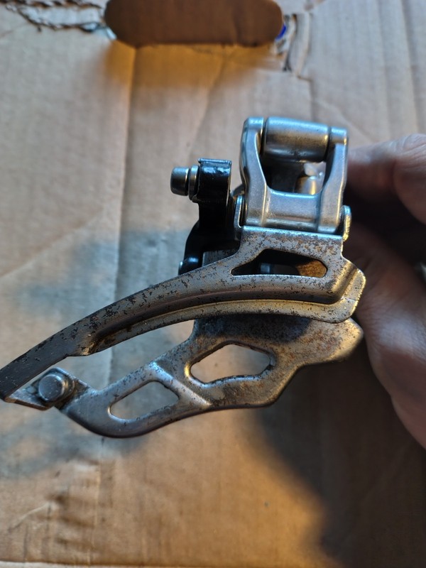 Sram X9 Front Derailleur 34.9mm Band Top Pull Rusty Cage