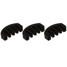 3X Practice Heavy Black Rubber Mute Acoustic Electric D1G29197