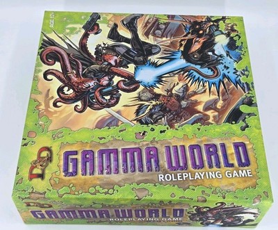 Gamma World Roleplaying Game 7th Edition Tokens Cards Maps Box