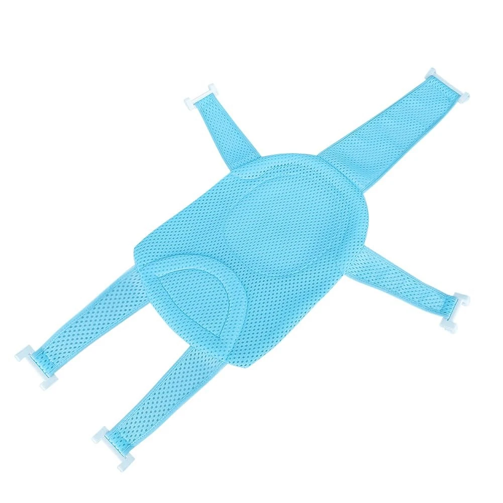 Baby Bath Seat Net Soft Baby Bathtub Pad Newborn Bath Cushion Breathable Infa...