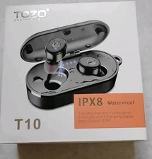 TOZO T10 Bluetooth 5.3 Wireless Earbuds IPX8 Waterproof Stereo Headphones