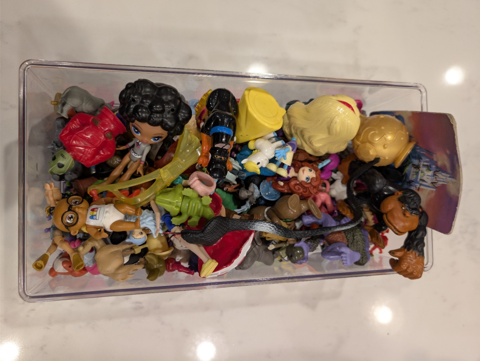 3LB Disney / McDonald&rsquo;s / Vintage PVC Mixed Toy Lot &ndash; Re