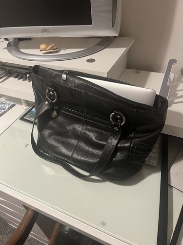 Gil Holsters Large Black Leather Shoulder Bag - Picture 9 of 10