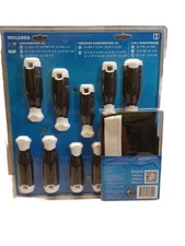 ✅20 Pc Assorted Screwdriver Set HHSDSB2 Bonus Zipper Pouch Hart Travel Tool kit