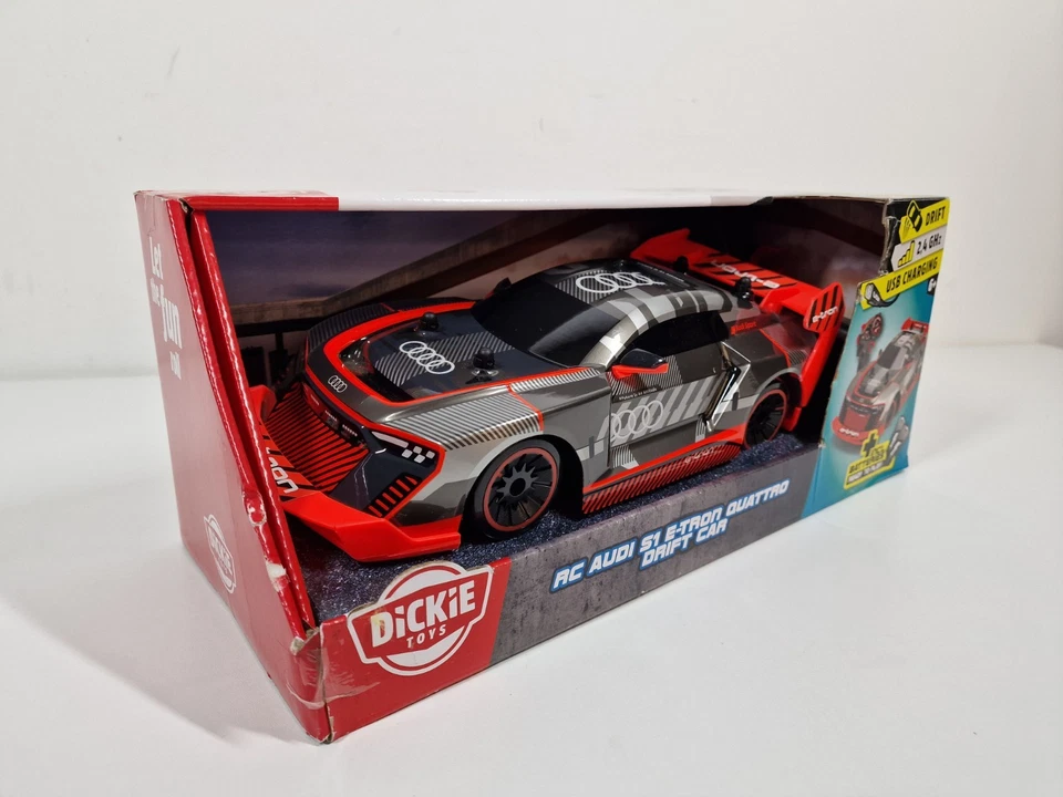 Dickie Toys Rc Audi S1 E-Tron Quattro 1:16 Rc Drift Car 2.4Ghz RTR-Set Rc Auto - Bild 3 von 4