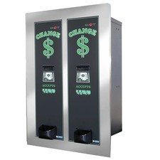 American Changer AC2221 5600 Bill Changer Dual Hopper & Validator Rear Load
