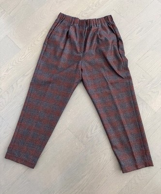 Brunello Cucinelli Patterned Wool Trousers (USA Size 10) (Italy Size 46) 