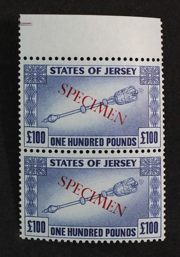 CKStamps: Great Britain Stamps Collection Jersey Mint NH OG Specimen