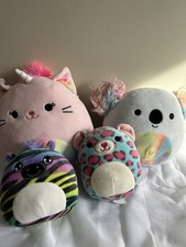 Cute Lot Of Small Squishmallows Cat Koala Zebra Leopard