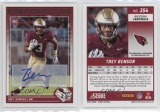 2024 Score Rookies Signatures Trey Benson #354 Rookie Auto RC