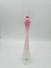 MCM Vintage Milkglass Swung Vase 9 Inch