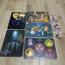 Kingdom Hearts Mouse Pad Set with Metal Charm Collection