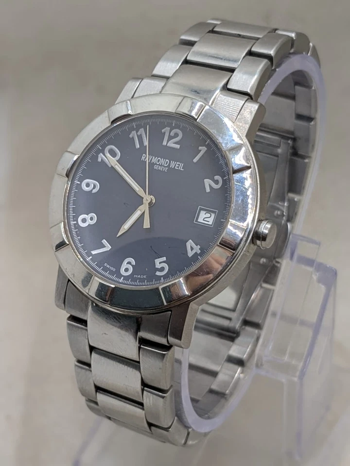 Raymond Weil Men's Blue Dial Quartz Steel Watch Swiss Made - Image 3 of 4