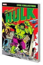Incredible Hulk Epic Collection: The Curing of Dr. Striscione di Len Wein tascabile
