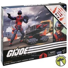 G.I. Joe Classified Series Scrap-Iron & Anti-Armor Drone Figure 2023 Hasbro NRFB