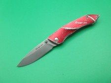 Snap On 871045 Red Liner Lock Plain Edge Folding Pocket Knife