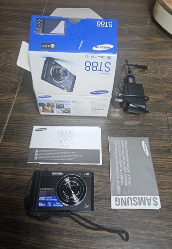 Samsung Digital Camera ST88 16.1MP Black - In Original Box - Working