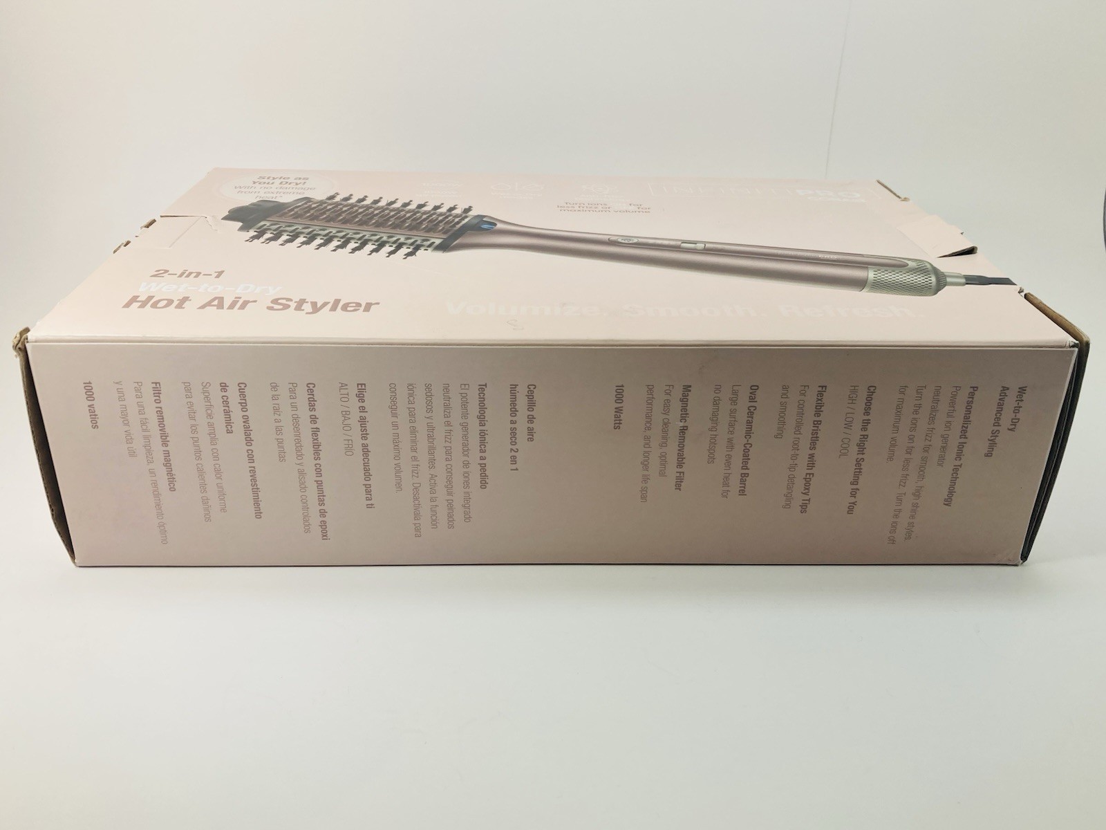 Conair InfinitiPRO 2-in-1 Wet-to-Dry Hot Air Styler 1000W – Used Like Nevv
