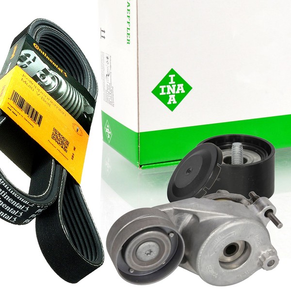 Conti 7PK2035 Keilrippenriemen-Satz + Spanner FüR Mercedes W204 Chrysler Jeep-image