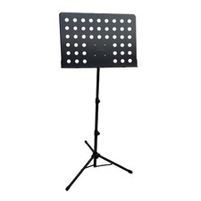 NOTENSTÄNDER - ORCHESTERPULT - SCHWARZ - NOTENPULT - 2-FACH AUSZIEHBAR - 150CM