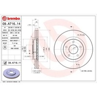 2X Brembo Bremsscheibe Vorderachse Prime Line FüR Nissan