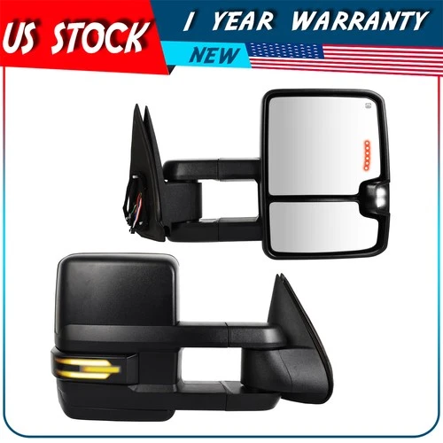 For 99-02 Chevrolet Silverado GMC Sierra Back Up Lamp Signal Power Heated Mirror