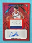 2024 Panini Obsidian Basketball Electric Etch Red Flood Cam Christie #217