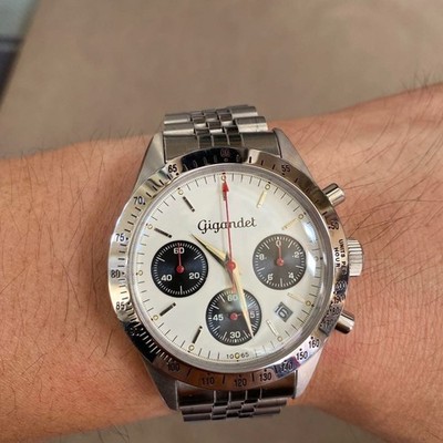 GIGANDET Race King G5 Model Chronograph Custom 40mm Miyota 6S21 Men's Watch USED