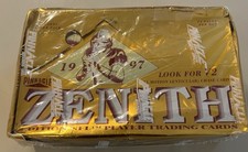 1997 Pinnacle Zenith Edition Football Factory Sealed Box Hobby Wax 24 Packs