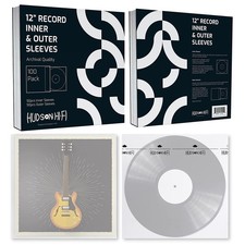 50x Inner  50x Outer Protective Sleeves for Vinyl  Records Cover Art - Bloc...