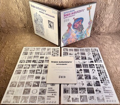 Moussorgsky Boris Godounov / Christoff CAPITOL LP BOX SET GDR-7164 EX 1959