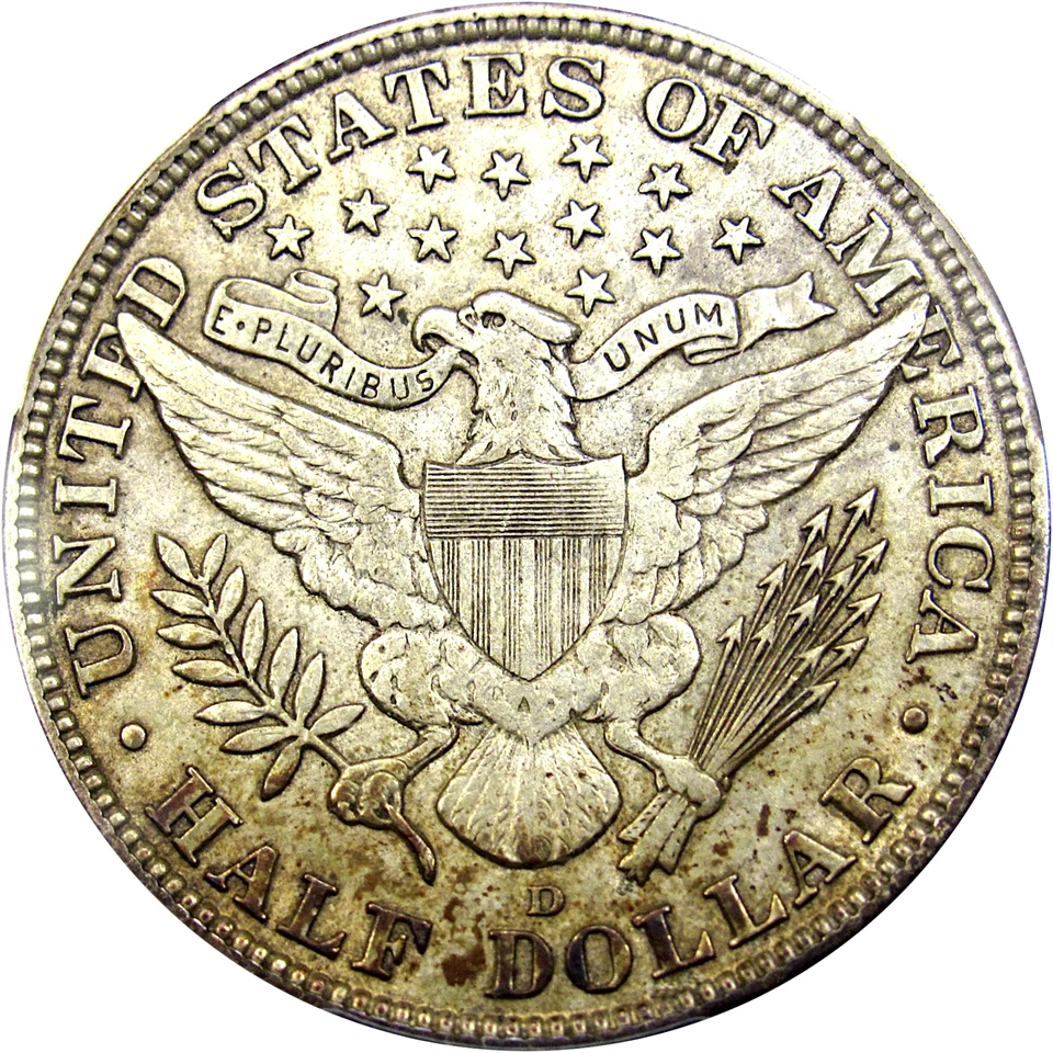 1915-D 50C PCGS / CAC XF45 BARBER ~ LOOKS ORIGINAL AU+ !    VIDEO - Image 3 of 4
