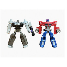 Transformers Optimus Prime Megatron Plastic Robot Action Figures Lot of 2