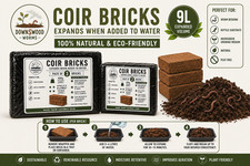 Coco Coir Bricks for Wormeries, Reptiles & Microgreens