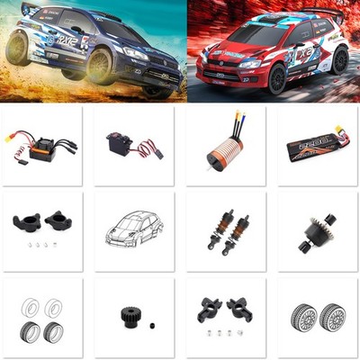 ZD RACING RX12 RC Car Shock Absorbers Rear Hub Wheel Battery Brushless Motor ESC