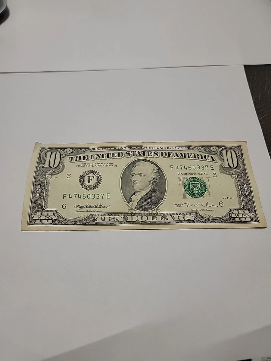 Ungraded $10 1995 US Federal Reserve Small Notes for sale | eBay