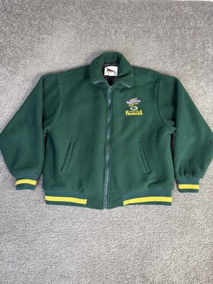 VTG Green Bay Packers Jacket Mens Large Green NFL Super Bowl XXXI PROELITE