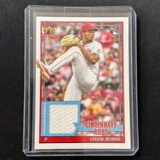 💎2026 TOPPS BASEBALL 1991 TOPPS RELIC RC CHASE BURNS #91R-CB